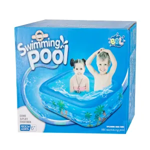 Inflatable Kids Outdoor Swimming Pool Set – 120 cm (JR-6000), Ages 6+